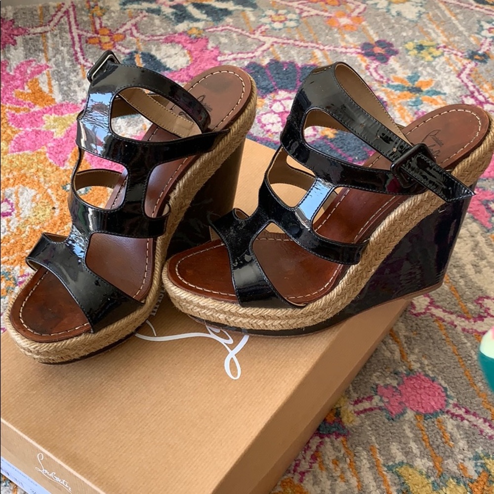 Christian Louboutin Salamanca 120 Patent Wedges